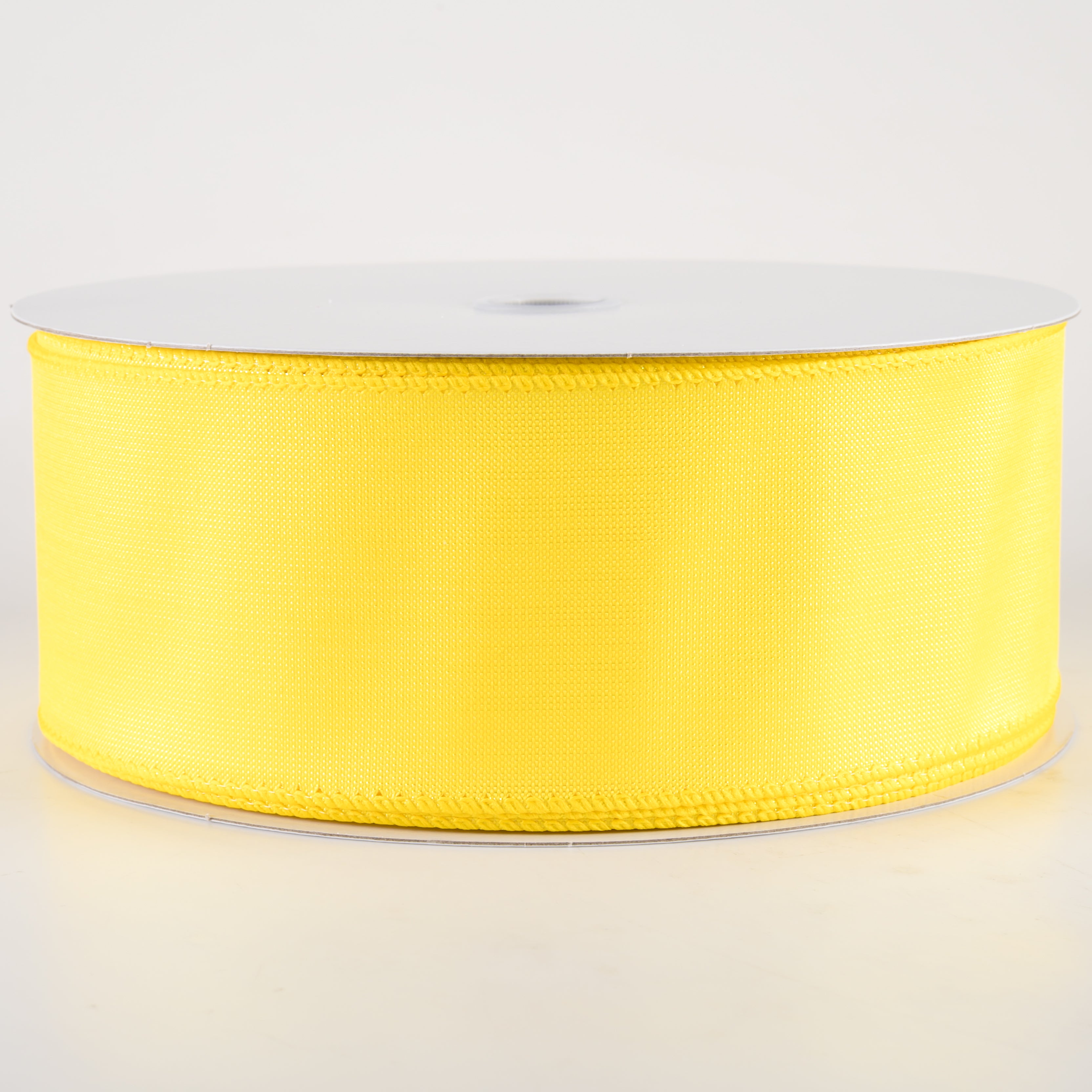 2.5" Lala Iridescent Solid Ribbon: Yellow (50 Yards)