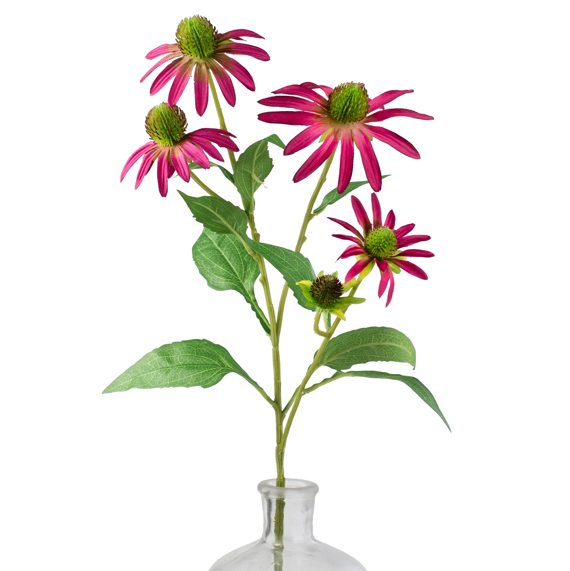 28" Coneflower Spray: Magenta Pink