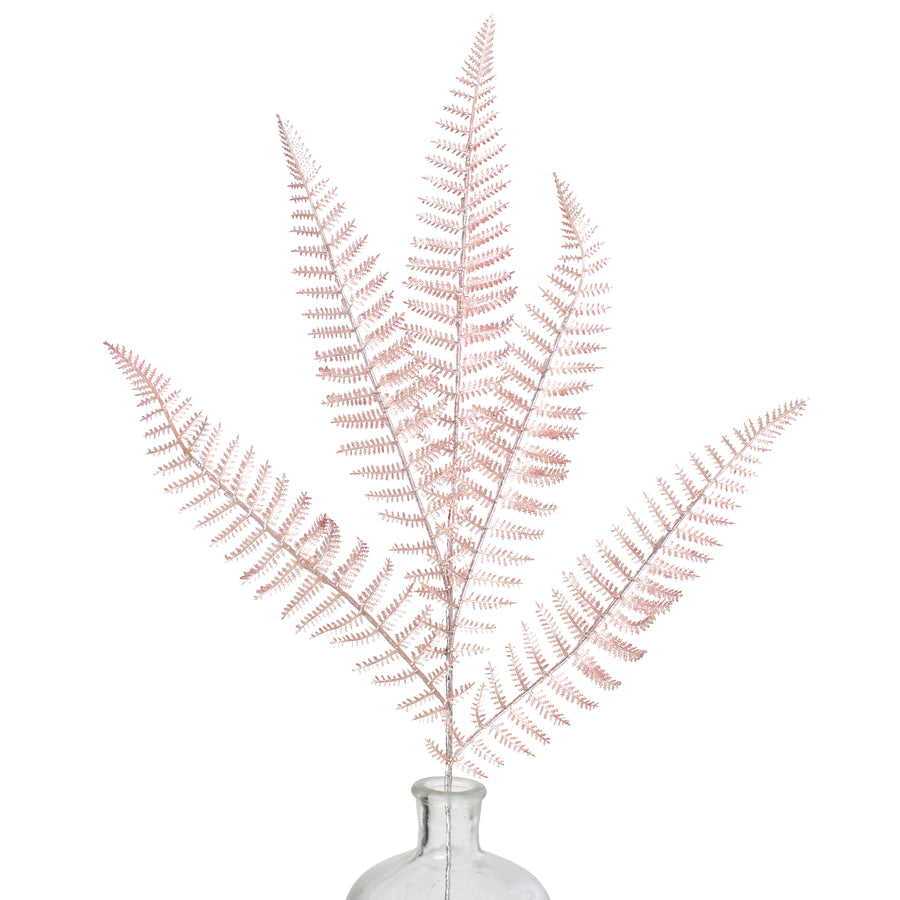 28" Pearl Fern Spray: Pink