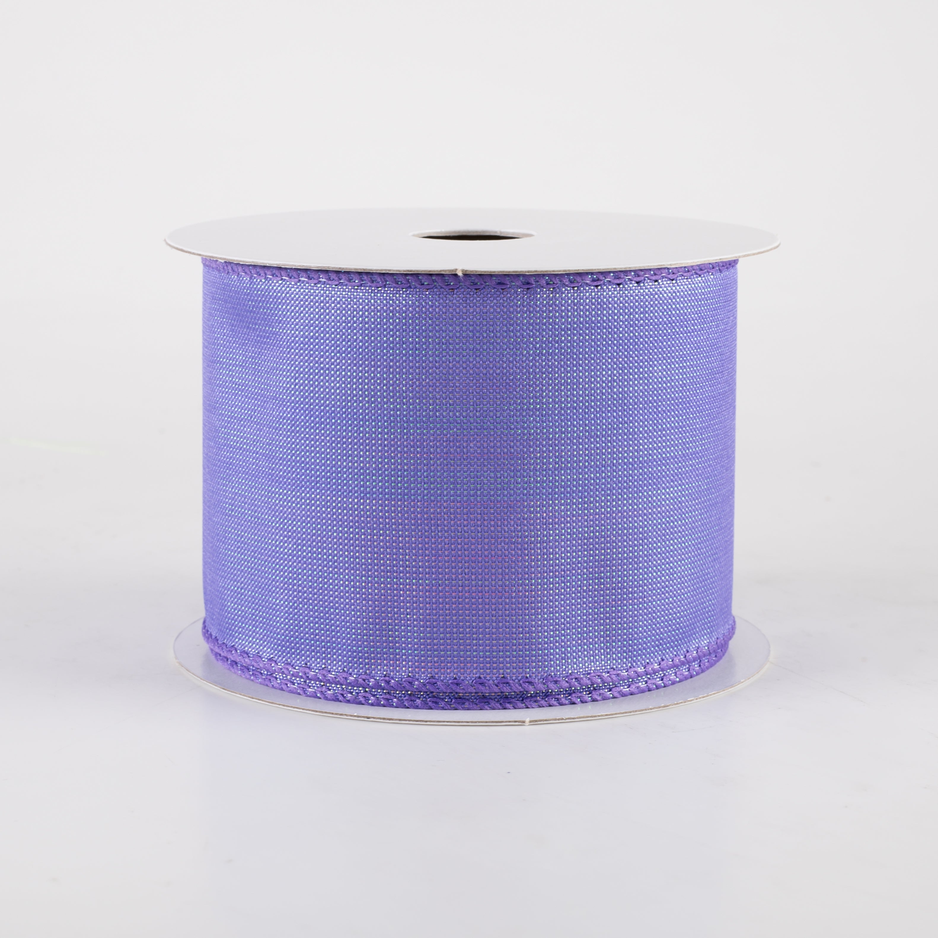 2.5" Lala Iridescent Solid Ribbon: Purple (10 Yards)
