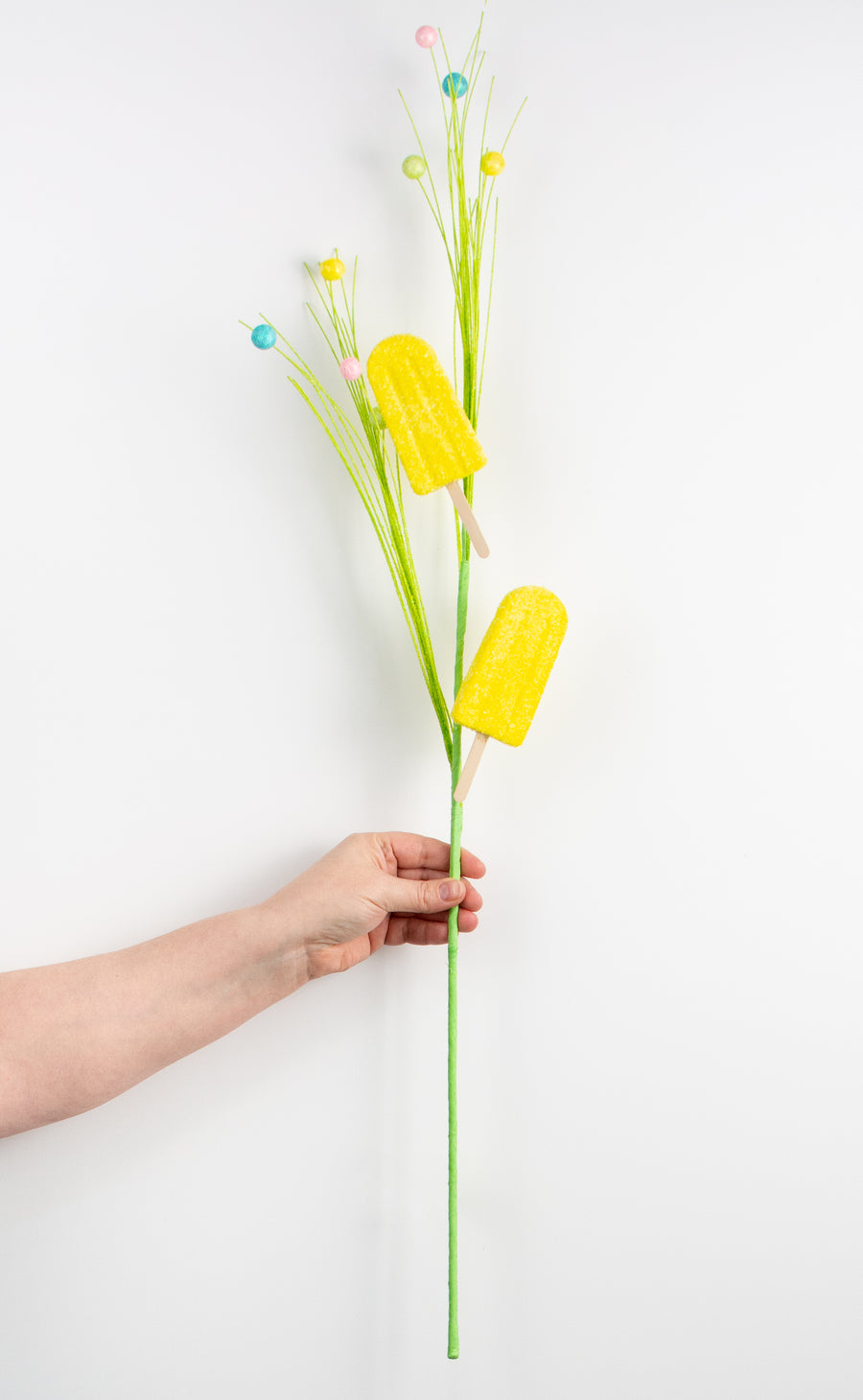 30" Popsicle Spray: Yellow