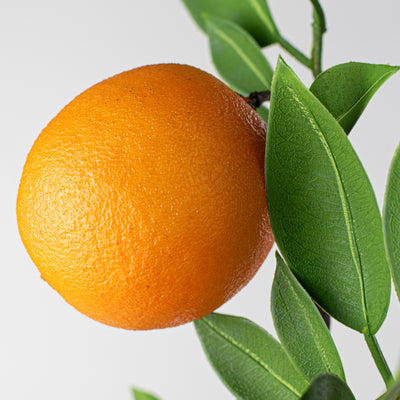 20" Oranges & Leaves Spray