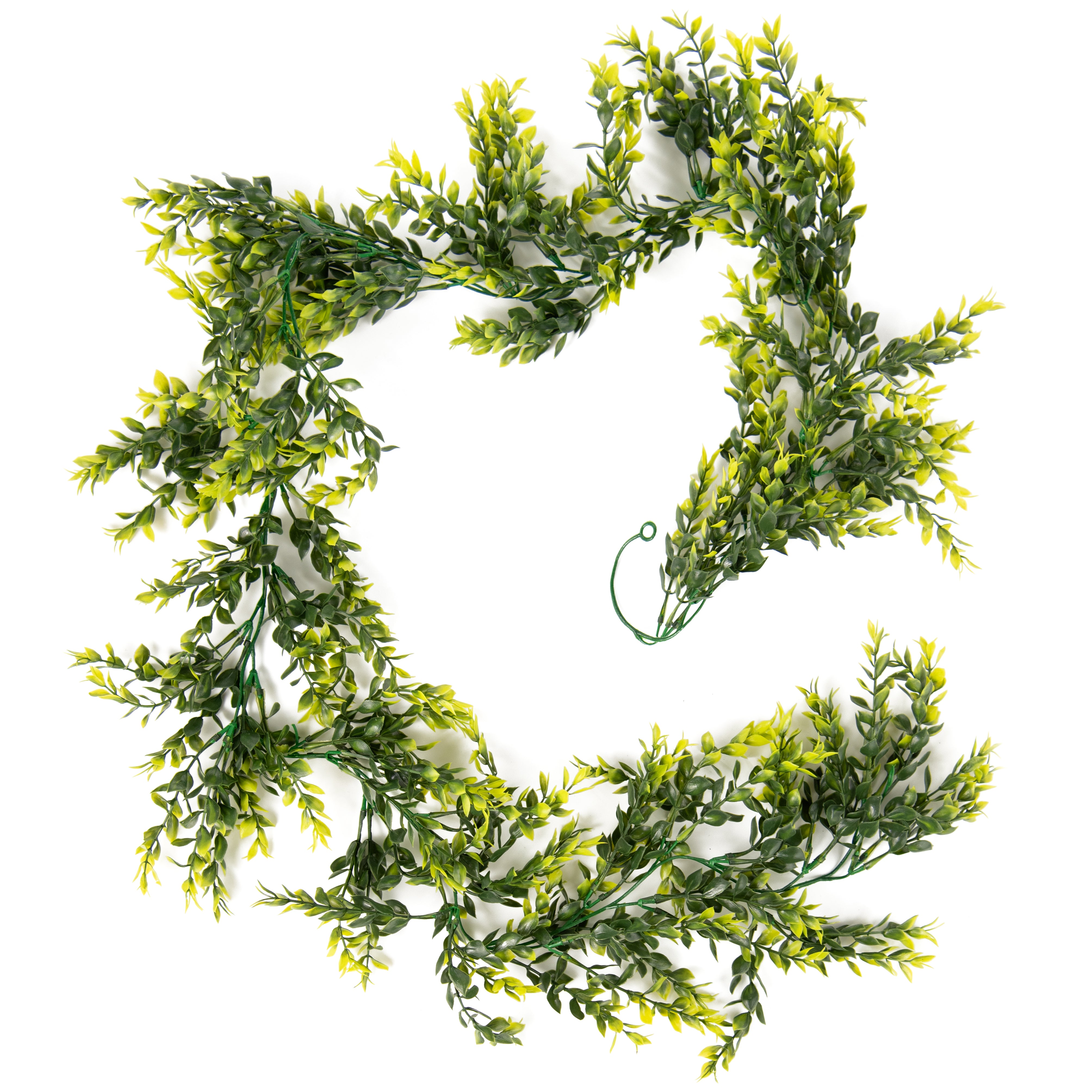 6' Tea Leaf Garland: Green