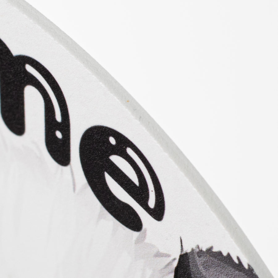 9.4" Round Waterproof Sign: Welcome Sunflower Panda
