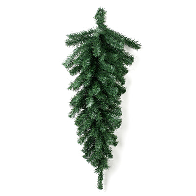 36" Pine Teardrop Swag: Two-Tone Green (90 Tips)