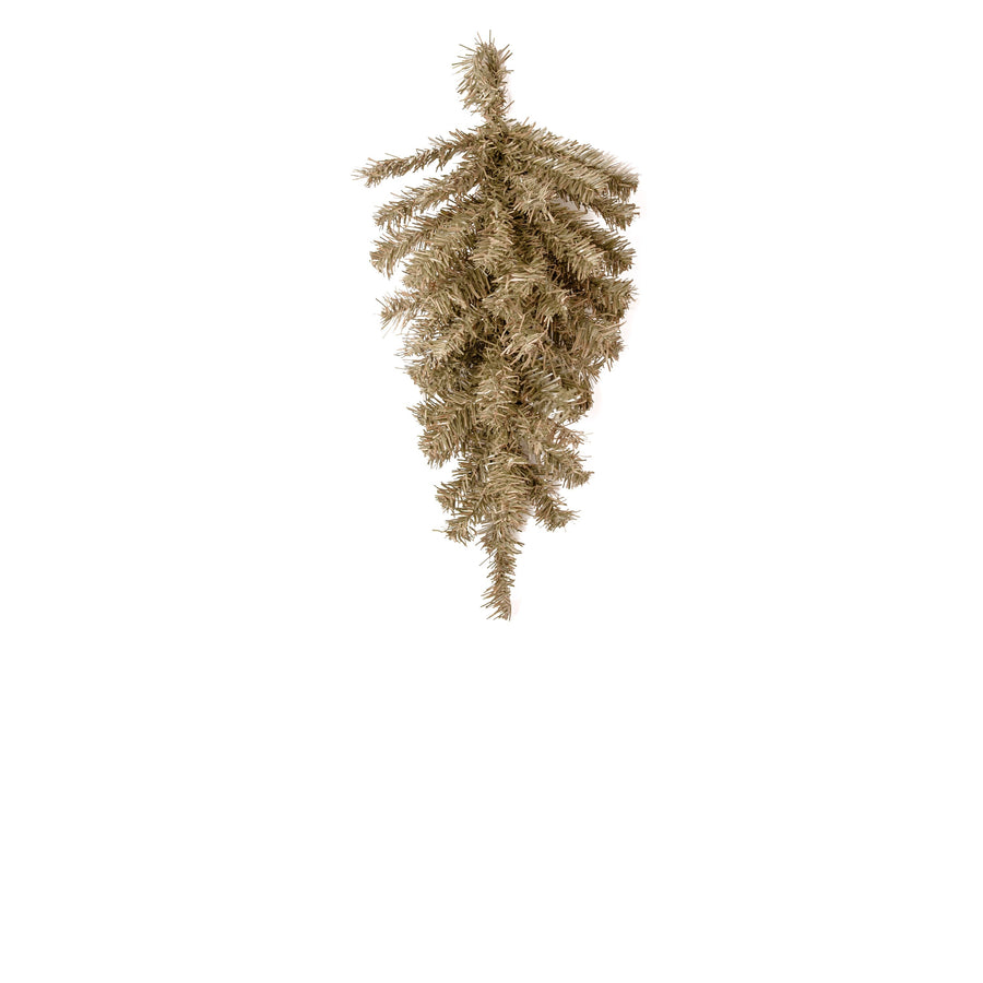 20" Pine Teardrop Swag: Burlap Tan (45 Tips)