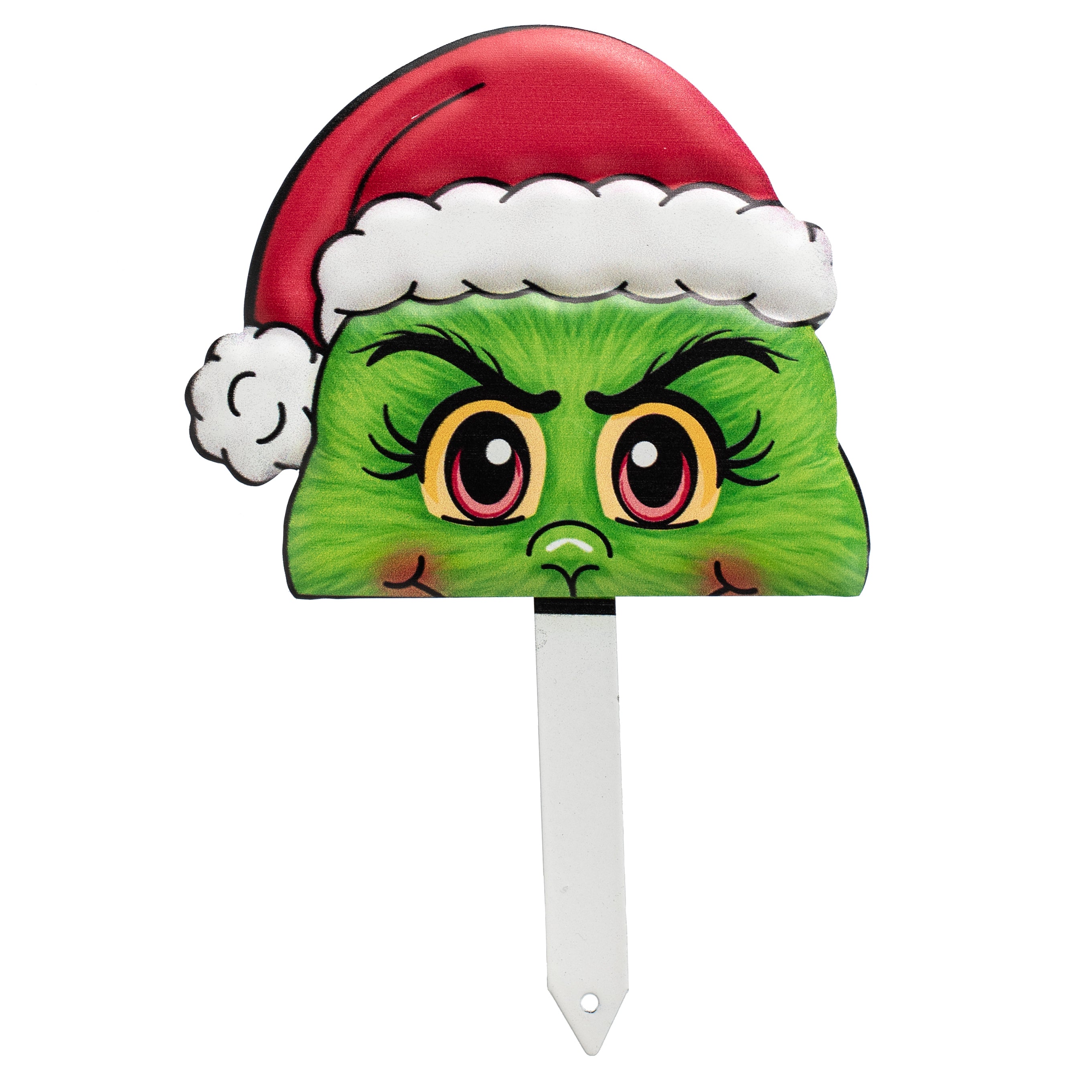 5" Green Christmas Monster Elf Plant Enhancer