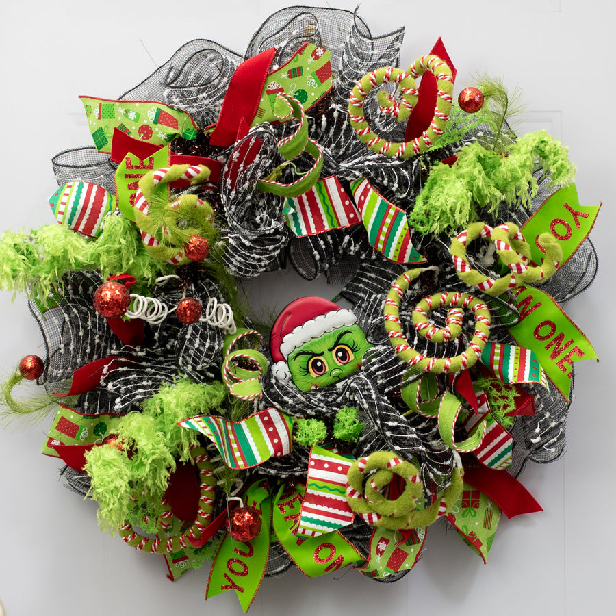 5" Green Christmas Monster Elf Plant Enhancer