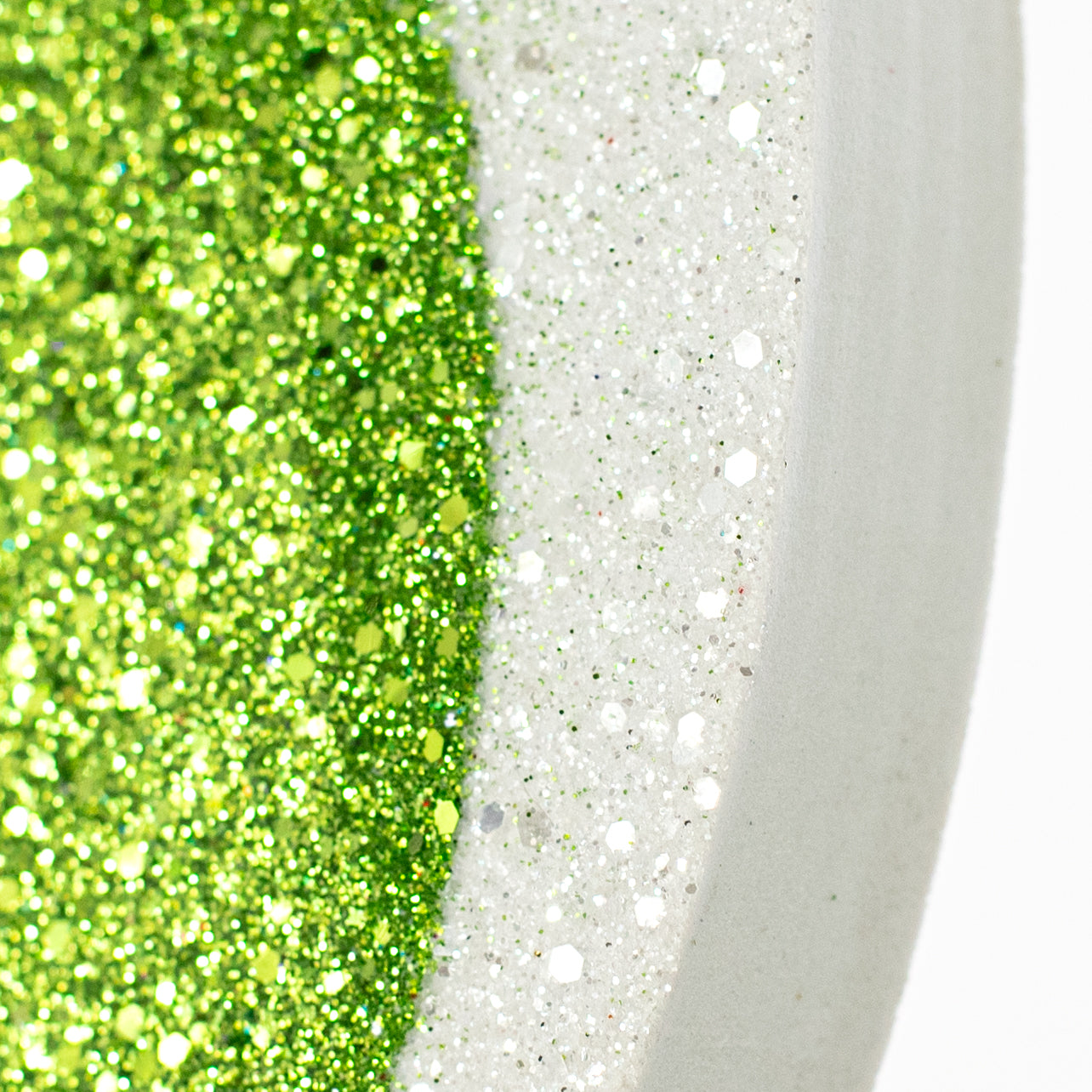 14" Glittered EVA Foam Eyeballs Hanger: Green