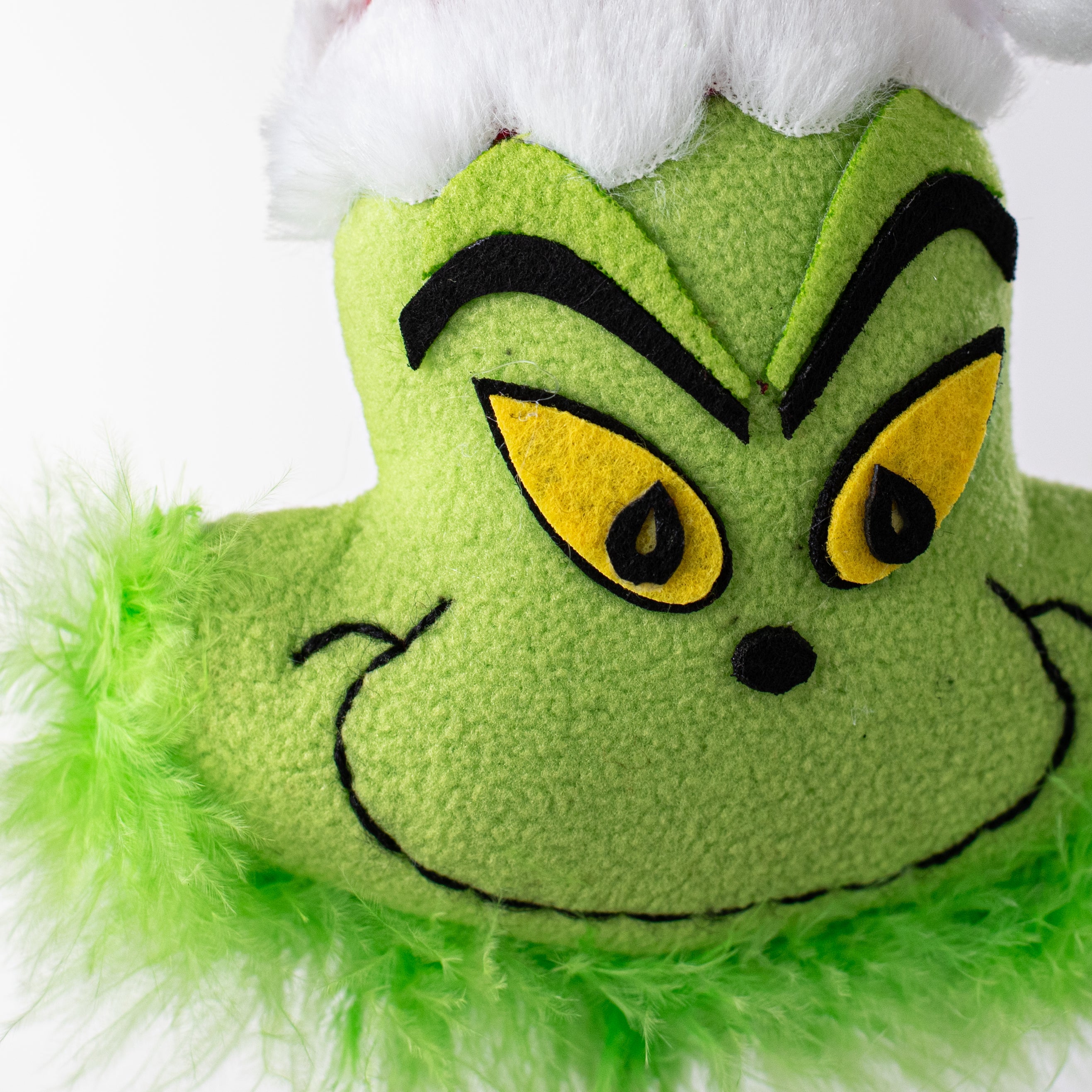 18" Green Christmas Monster Head Pick