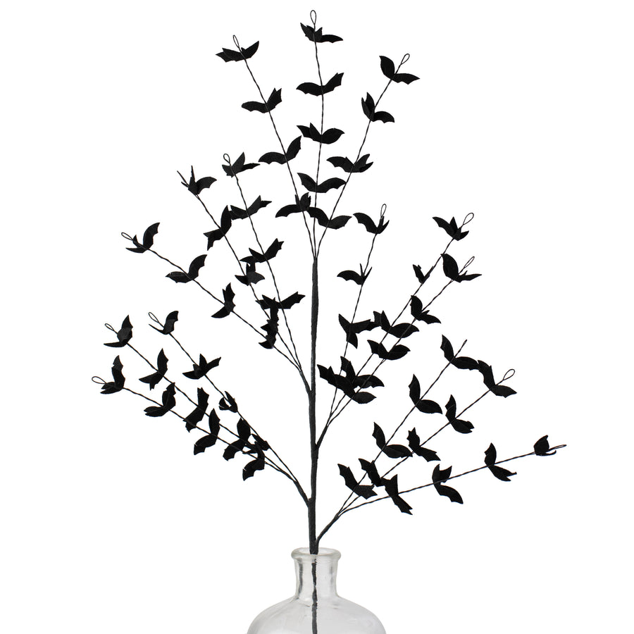 30" Felt Bats Filler Spray: Black