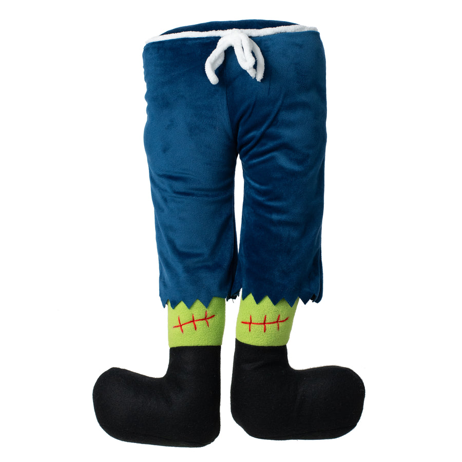 18" Plush Frankie Frankenstein Legs Wreath Accent