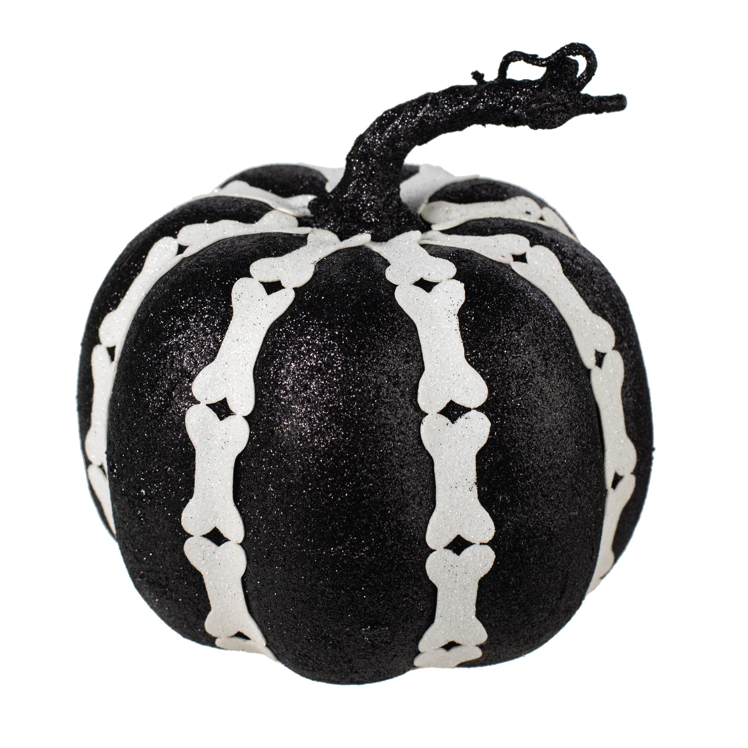 6.5" Skeleton Bones Pumpkin Decor