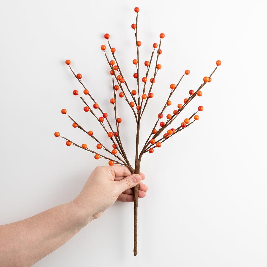 17" Matte Berry Pick: Rust Orange