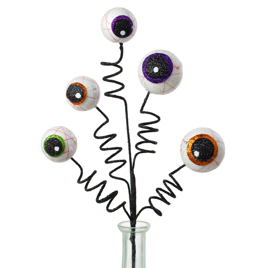 16" Halloween Eyeballs Curly Pick