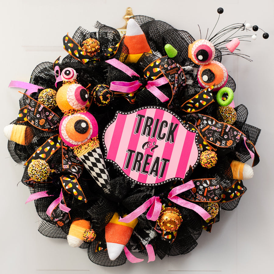 13" EyesCream Ornament: Harlequin Eyeballs Ice Cream