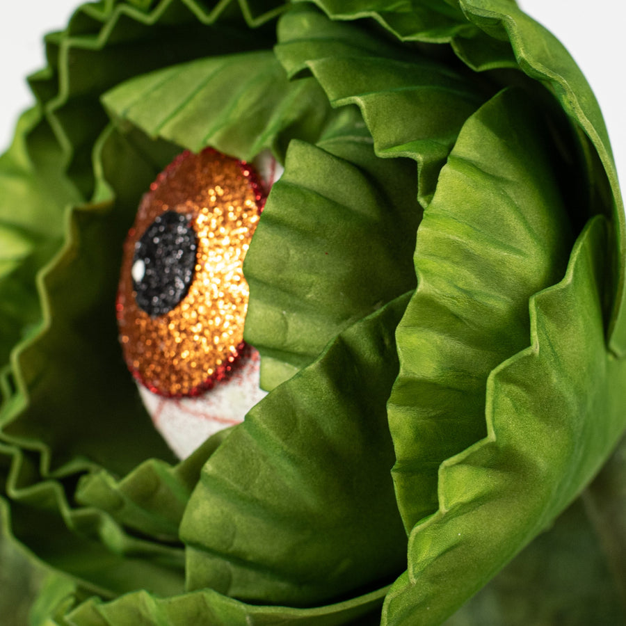24" Big Eyeball Flower Pick: Orange