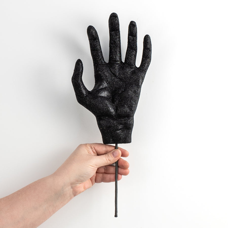 15" Glitter Monster Skeleton Hand Pick