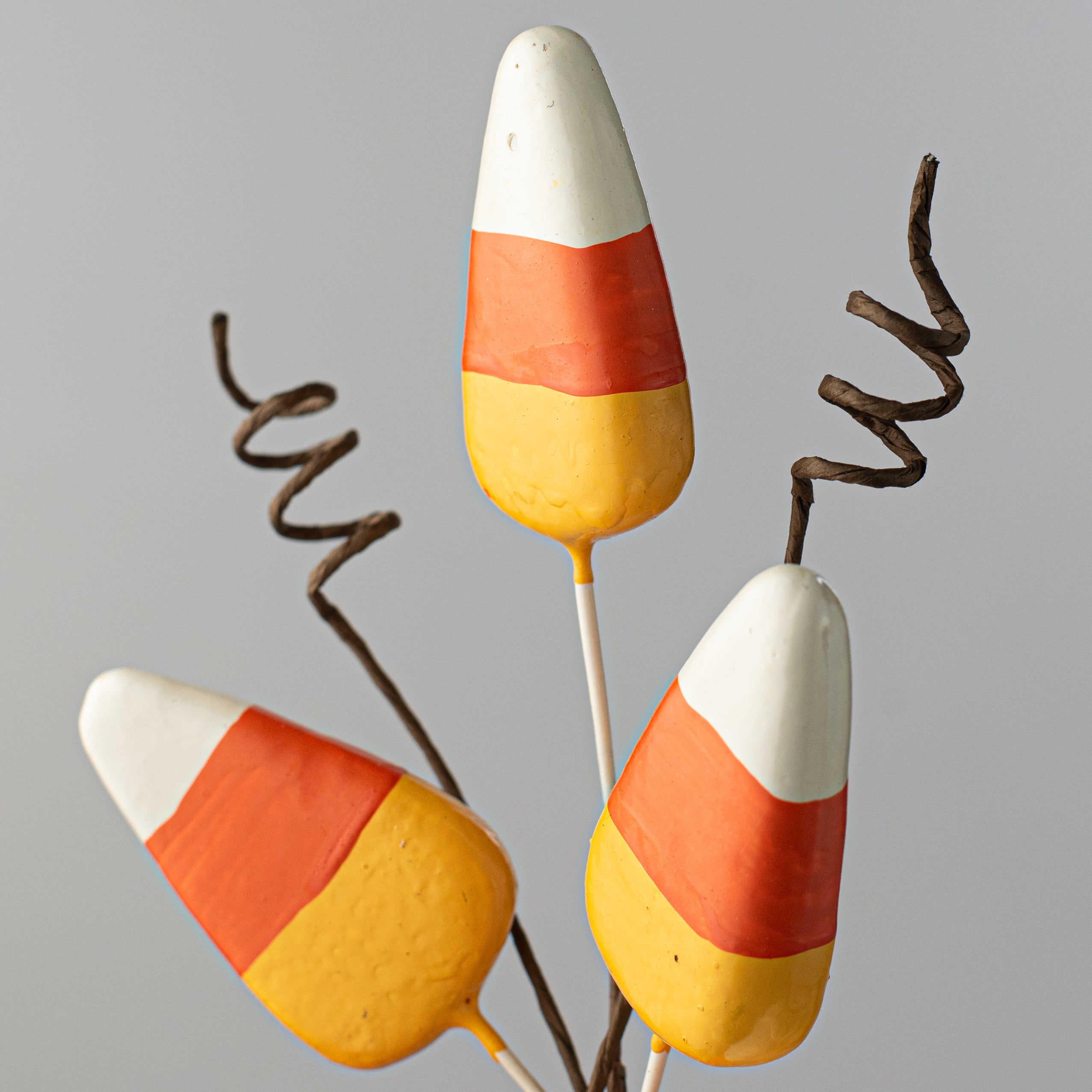12" Candy Corn and Sprial Pick