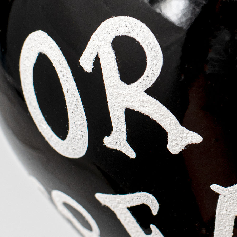 8" Creepy Trick or Treat Balloon: Black