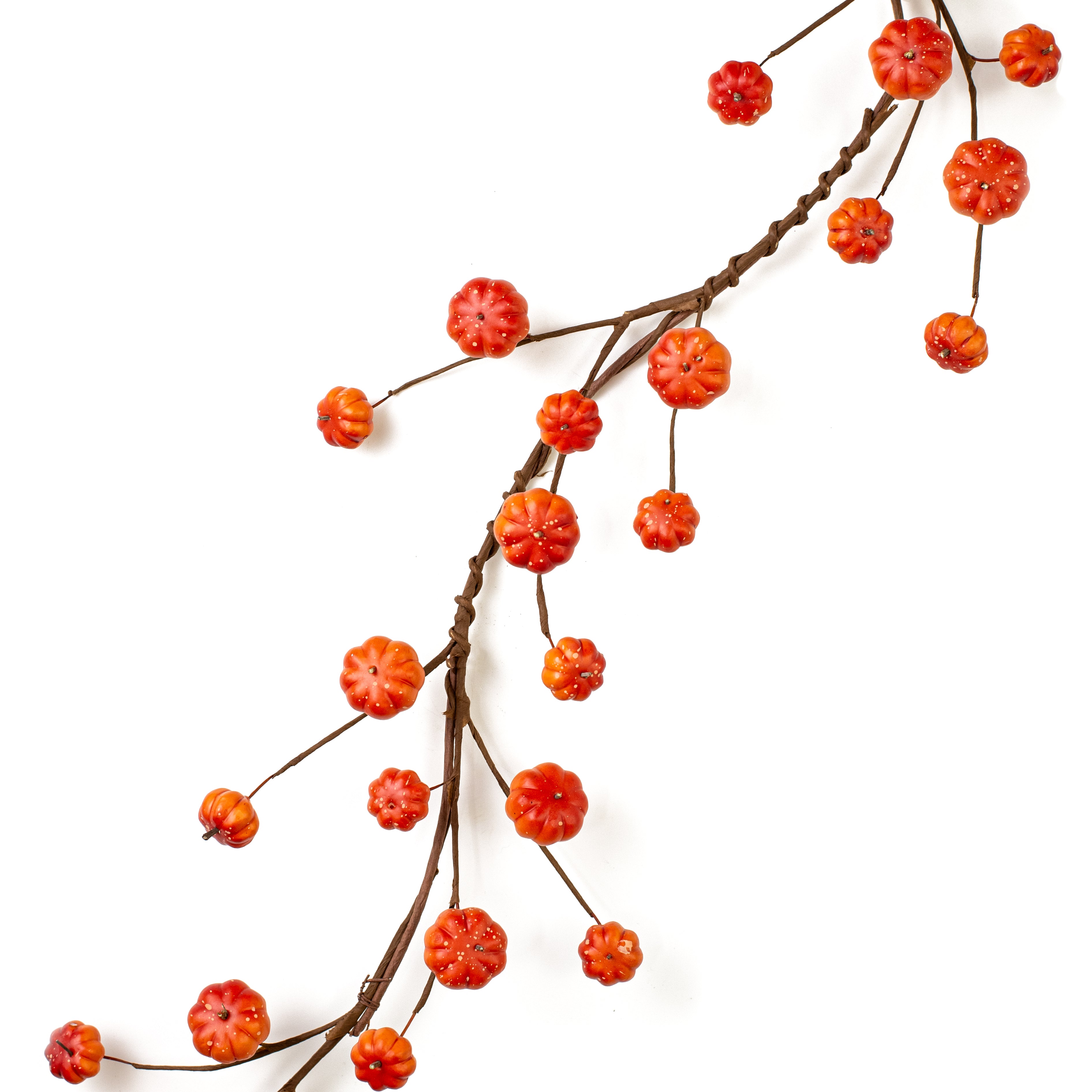 4' Mini Polka Dot Pumpkins Garland