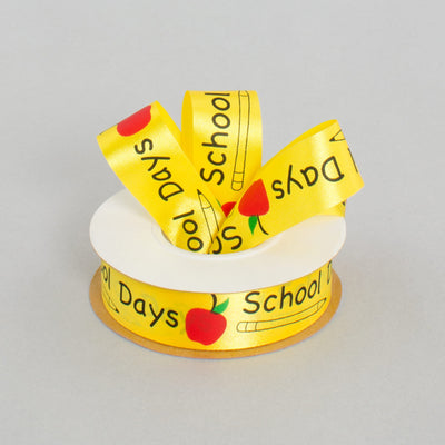 7/8" School Days Ribbon (25 Yards)