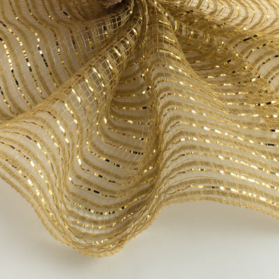 10" Metallic Breeze Mesh: Gold