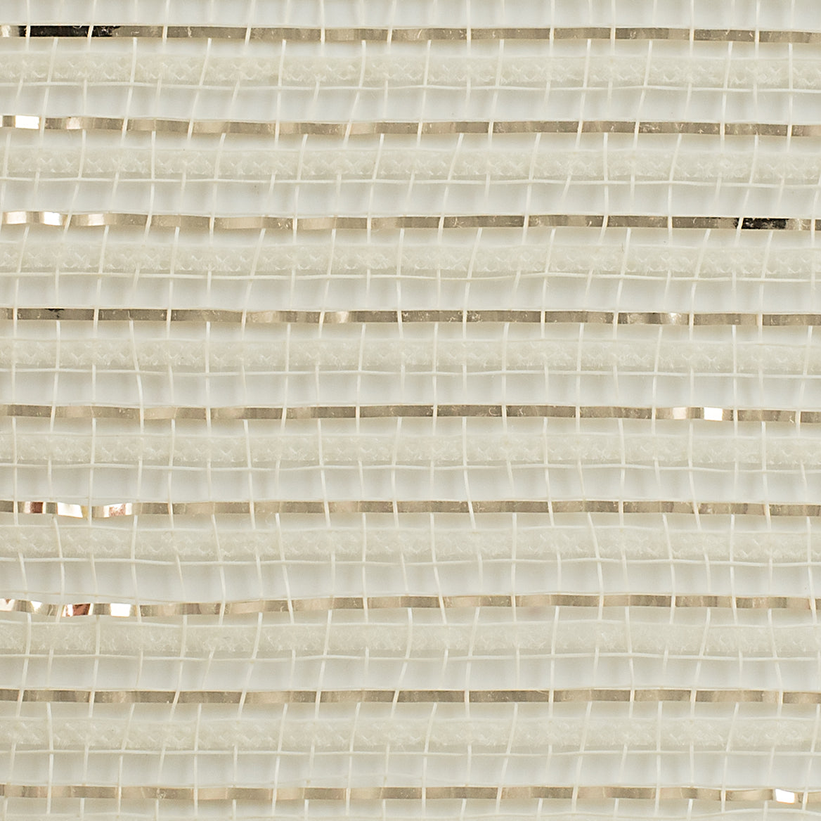 10" Metallic Breeze Mesh: Ivory & Champagne Gold
