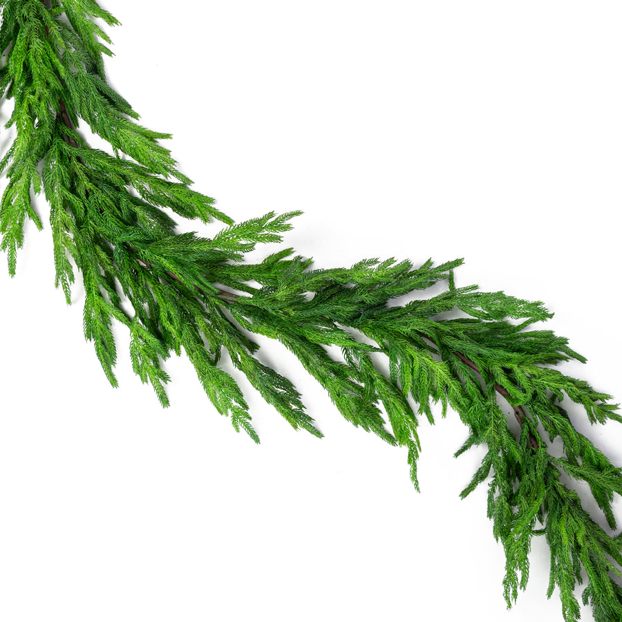 18' Soft Touch Fir Pine Garland