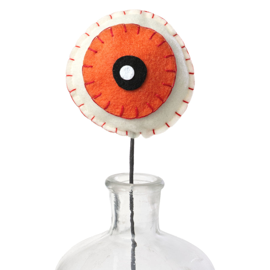 12" Felt Eyeball Pick: Orange
