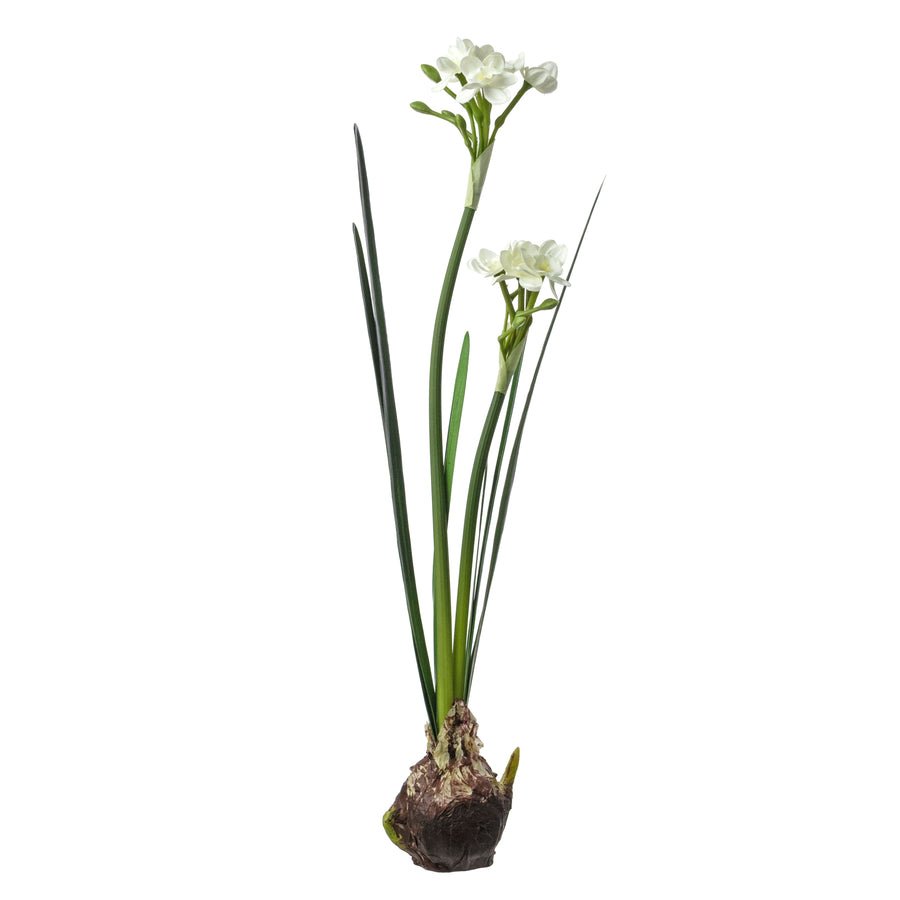 18" Artificial Paperwhite Narcissus Bulb