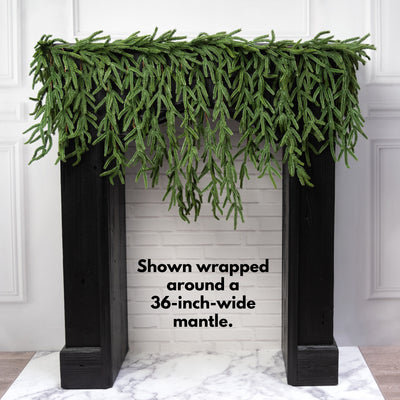 6' Norfolk Island Pine Mantle Garland