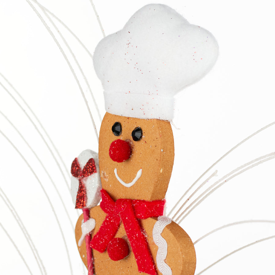 26" Gingerbread Chef Spray