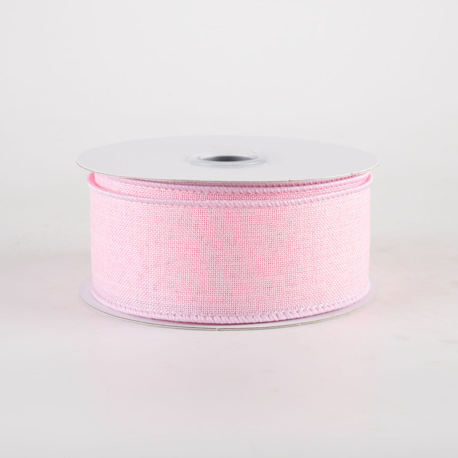 1.5" Royal Canvas Ribbon: Light Pink (10 Yards)