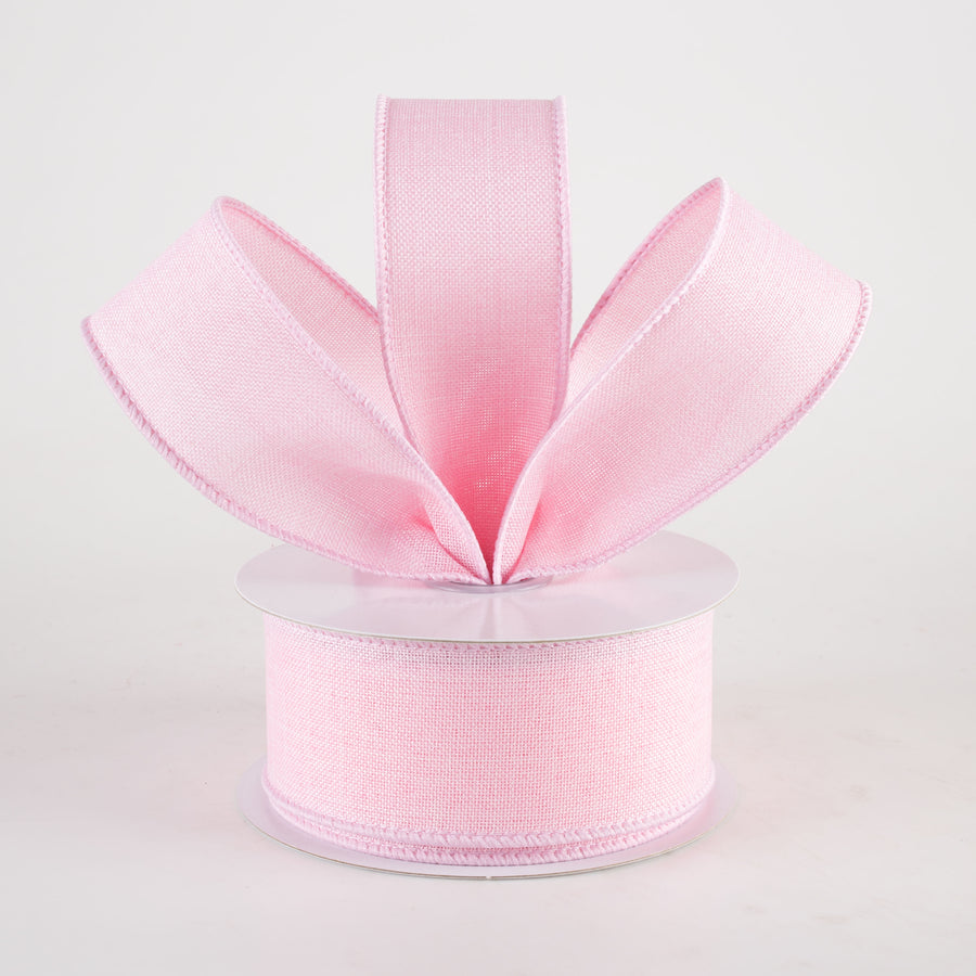1.5" Royal Canvas Ribbon: Light Pink (10 Yards)