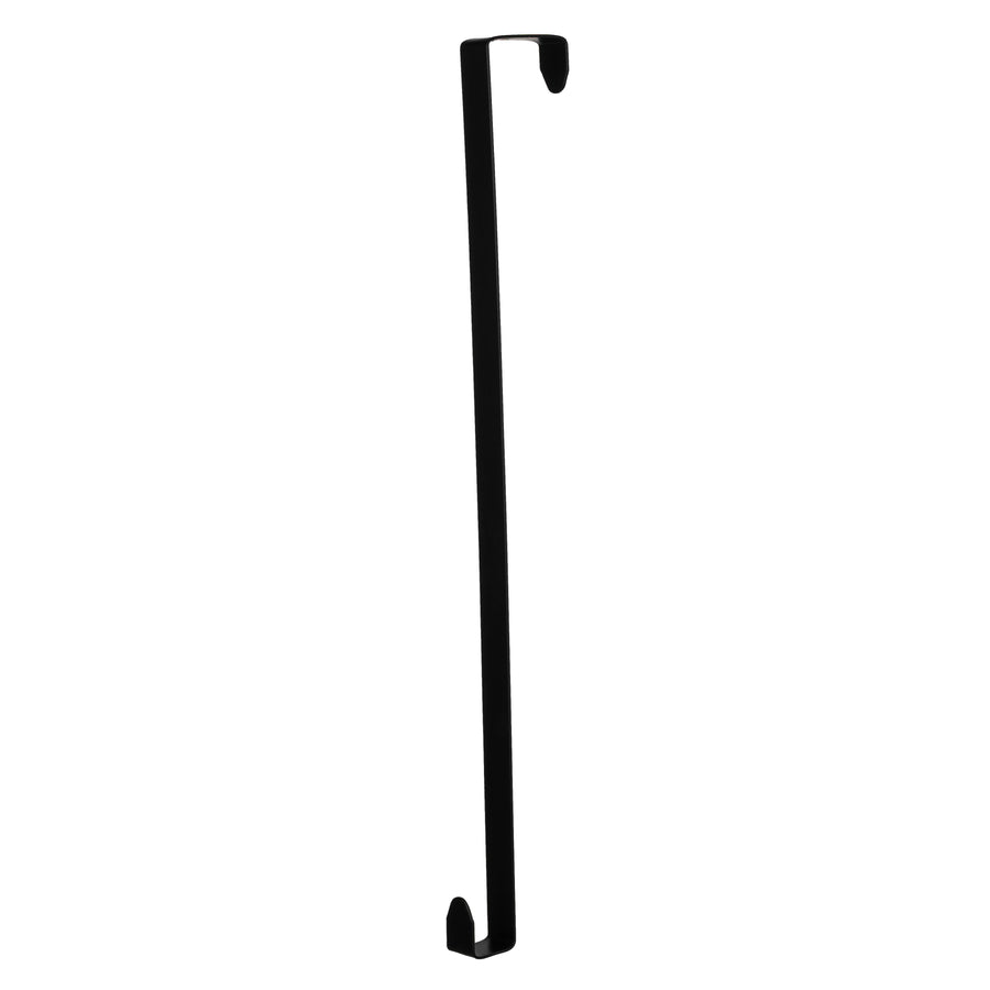 Metal Storm Door Wreath Hanger: Black