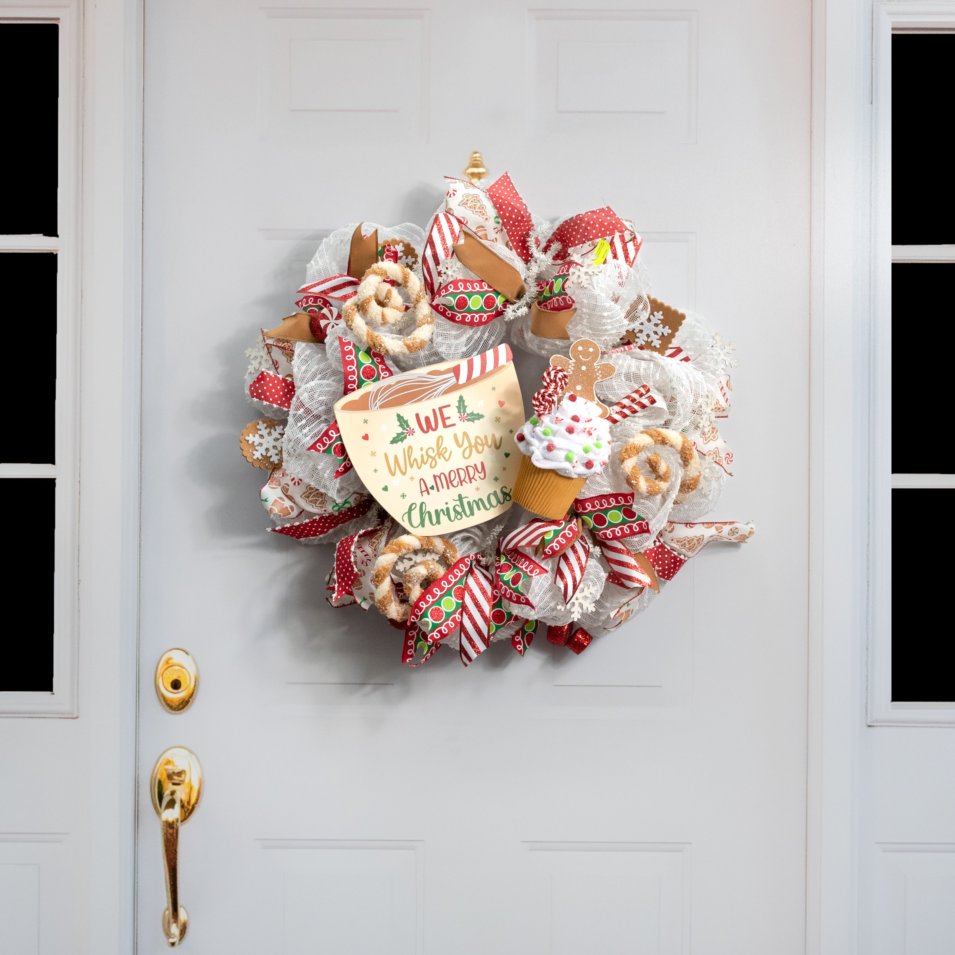 9" Gingerbread Man Cupcake Ornament