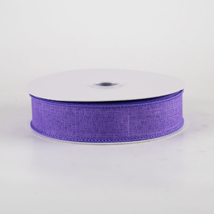 7/8" Royal Canvas Ribbon: Purple (10 Yards)