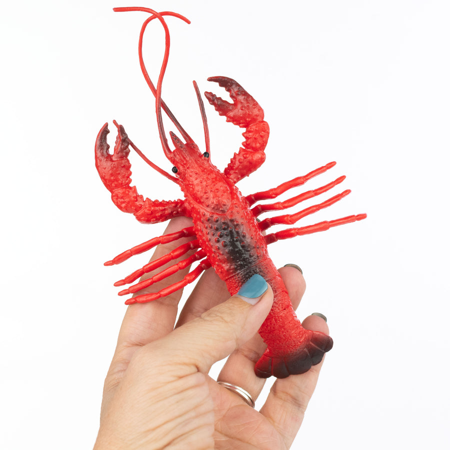 6.5" Plastic Crawfish Decoration (Pack of 12)