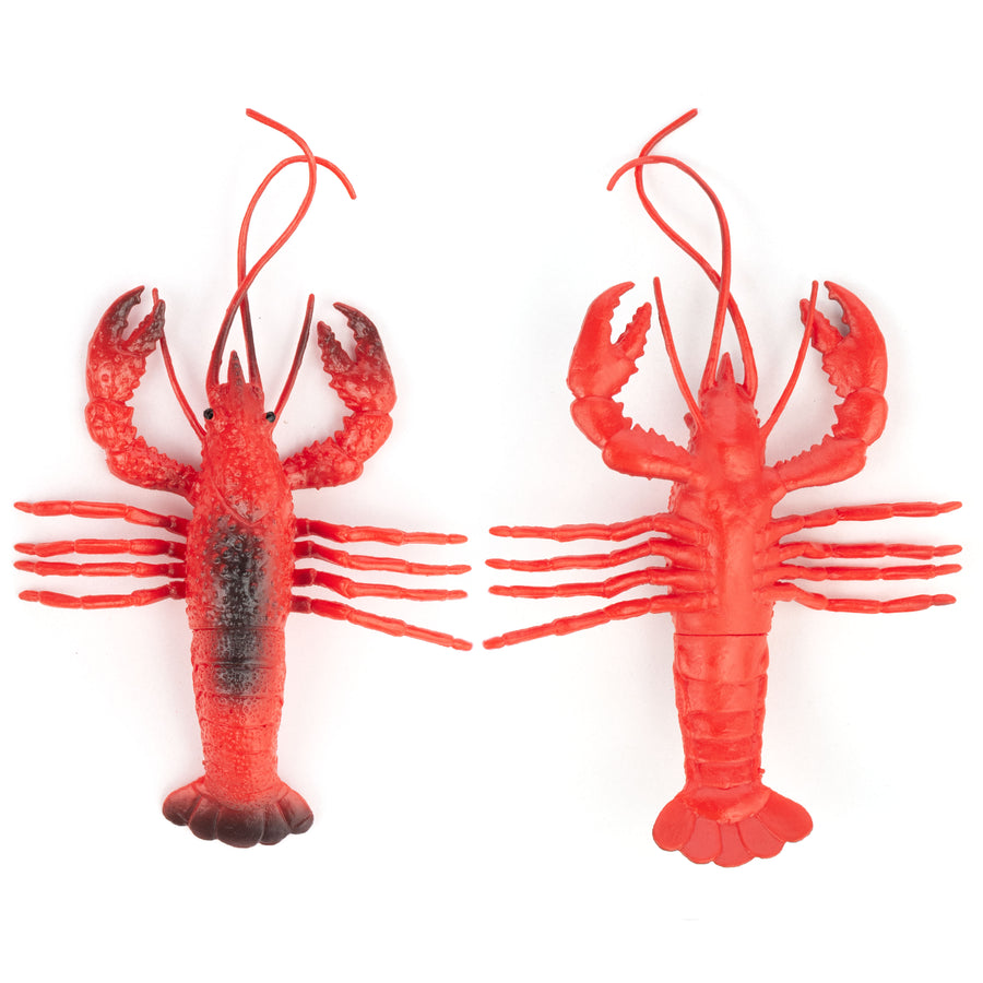 6.5" Plastic Crawfish Decoration (Pack of 12)