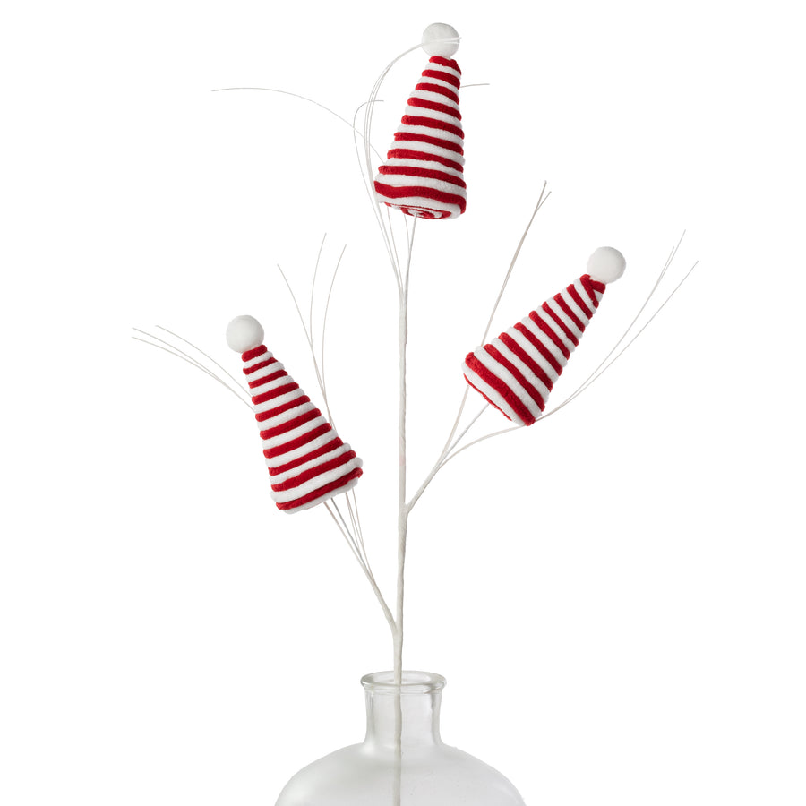30" Peppermint Candy Cane Cone Tree Spray