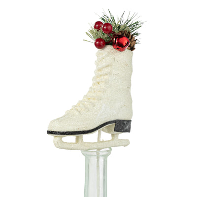 11" Glittered Ice Skate Pick