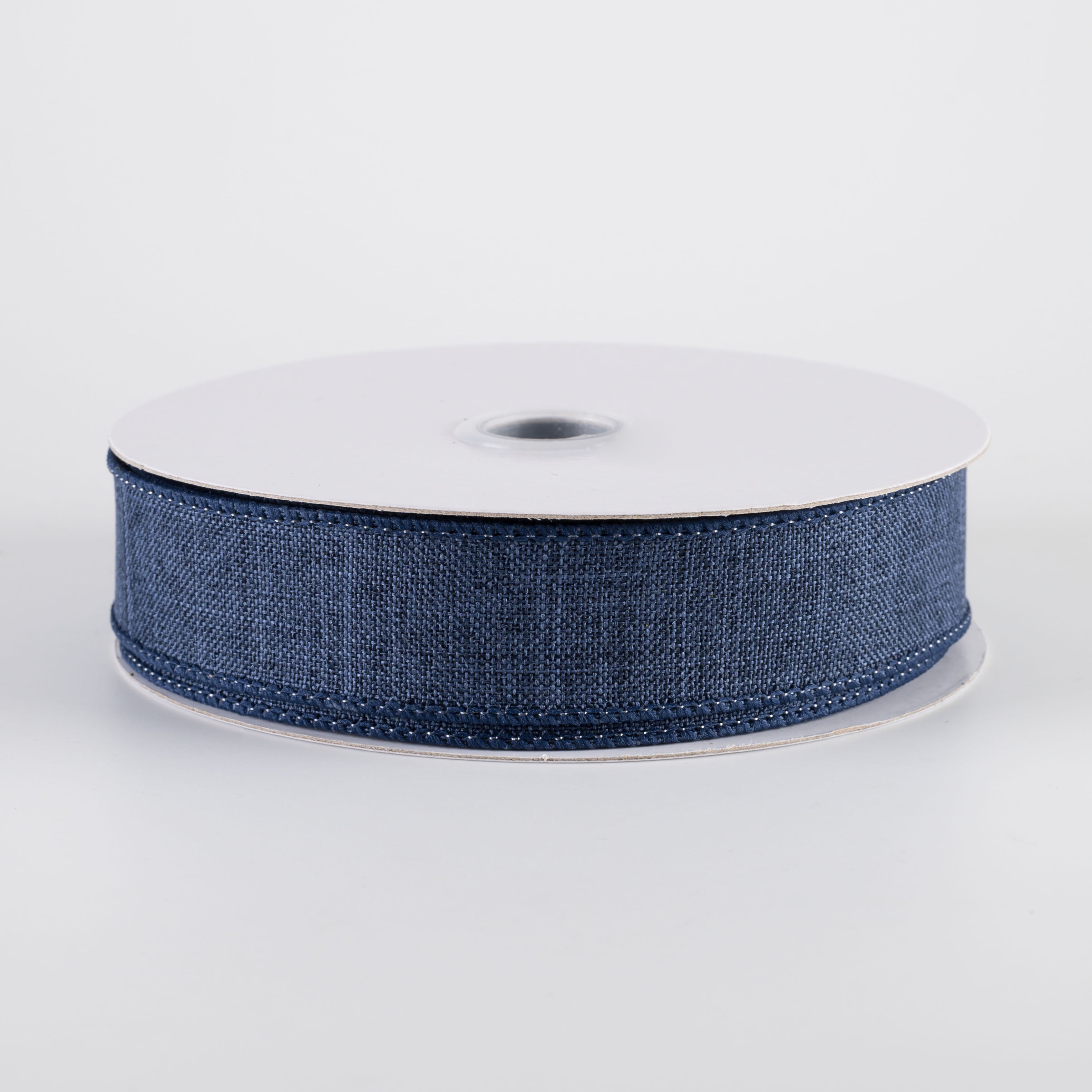 7/8" Royal Canvas Ribbon: Navy Blue (10 Yards)