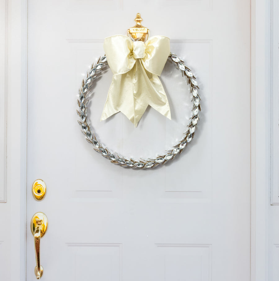 20" Glittered Rhinestone Wreath