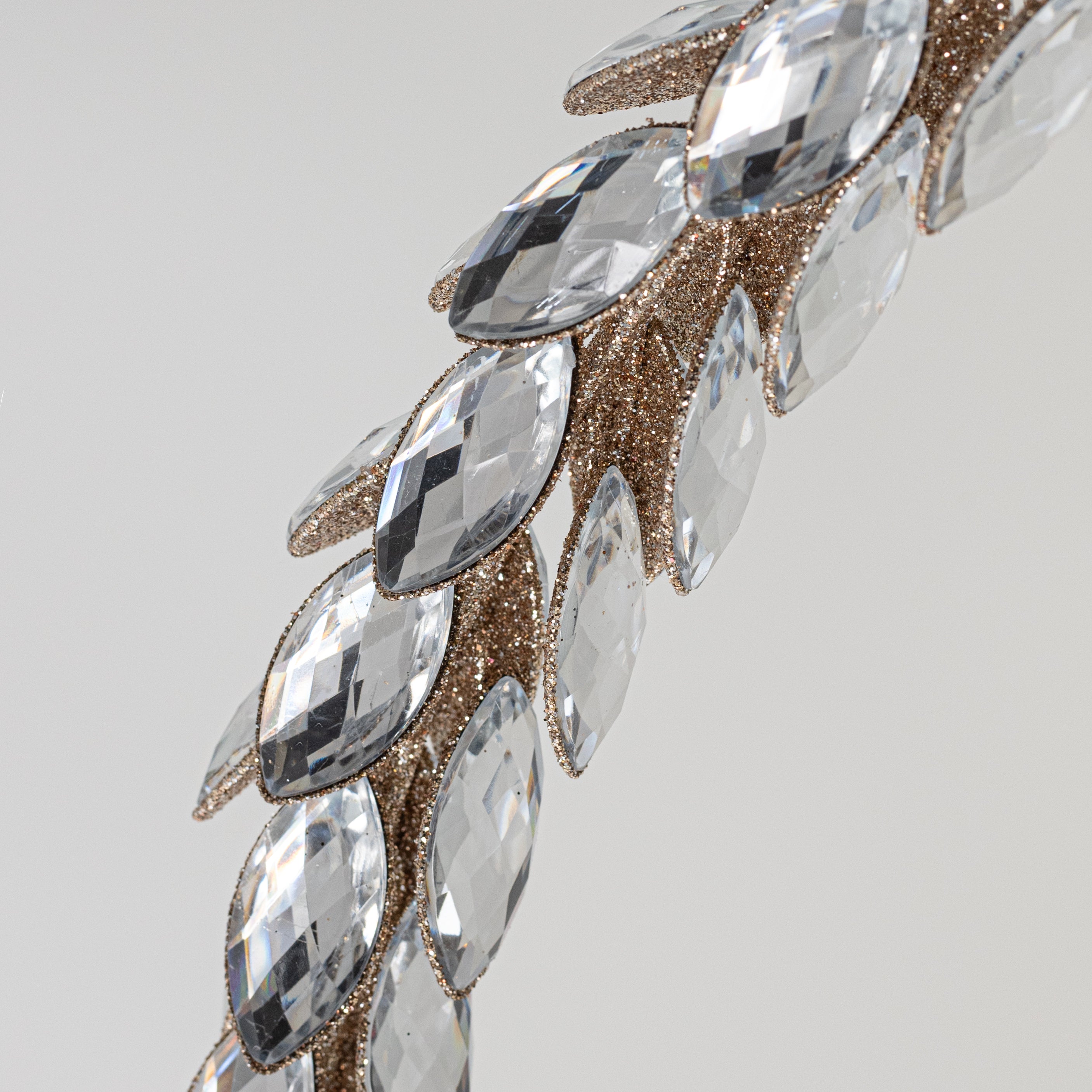 20" Glittered Rhinestone Wreath
