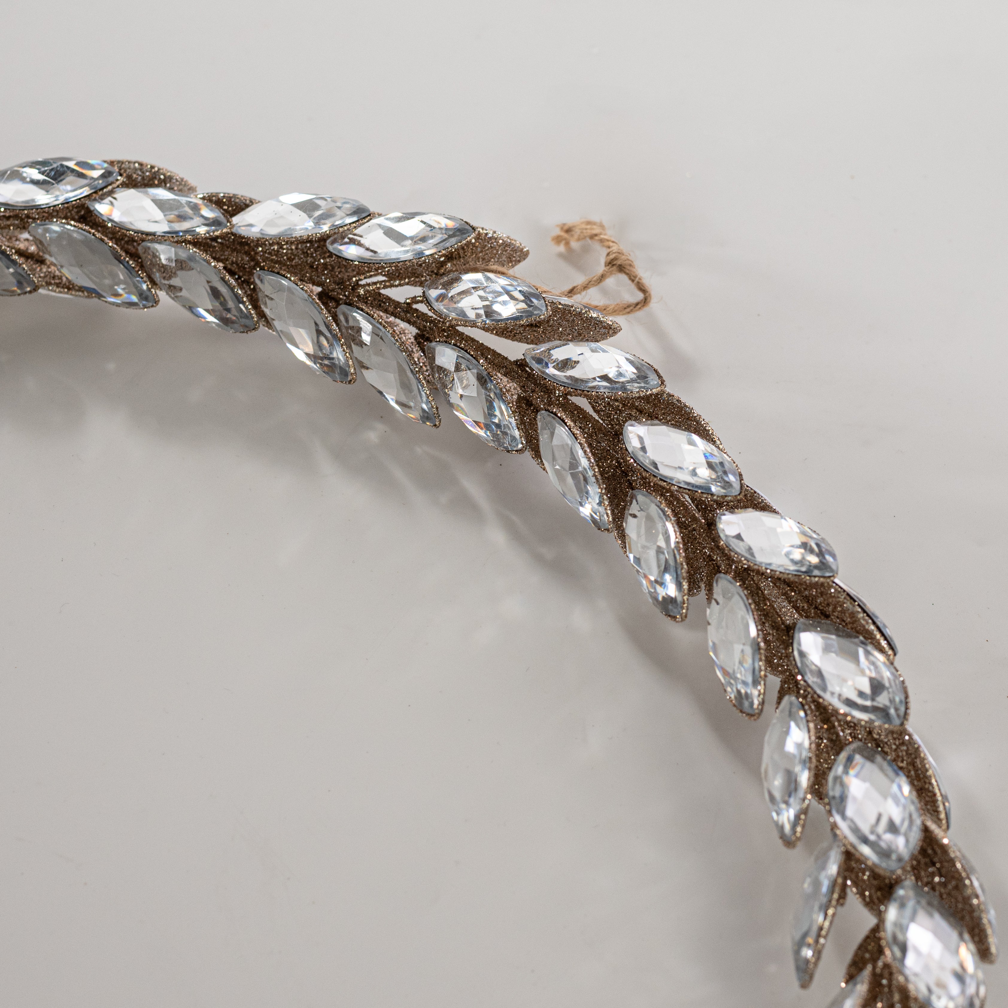 20" Glittered Rhinestone Wreath
