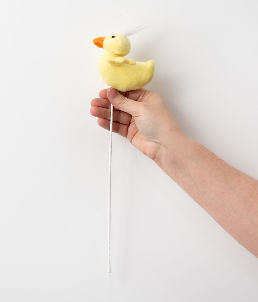 4" Flapping Wings Yellow Ducky Pick
