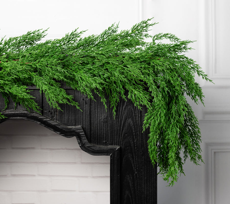 66" Faux Cypress Garland