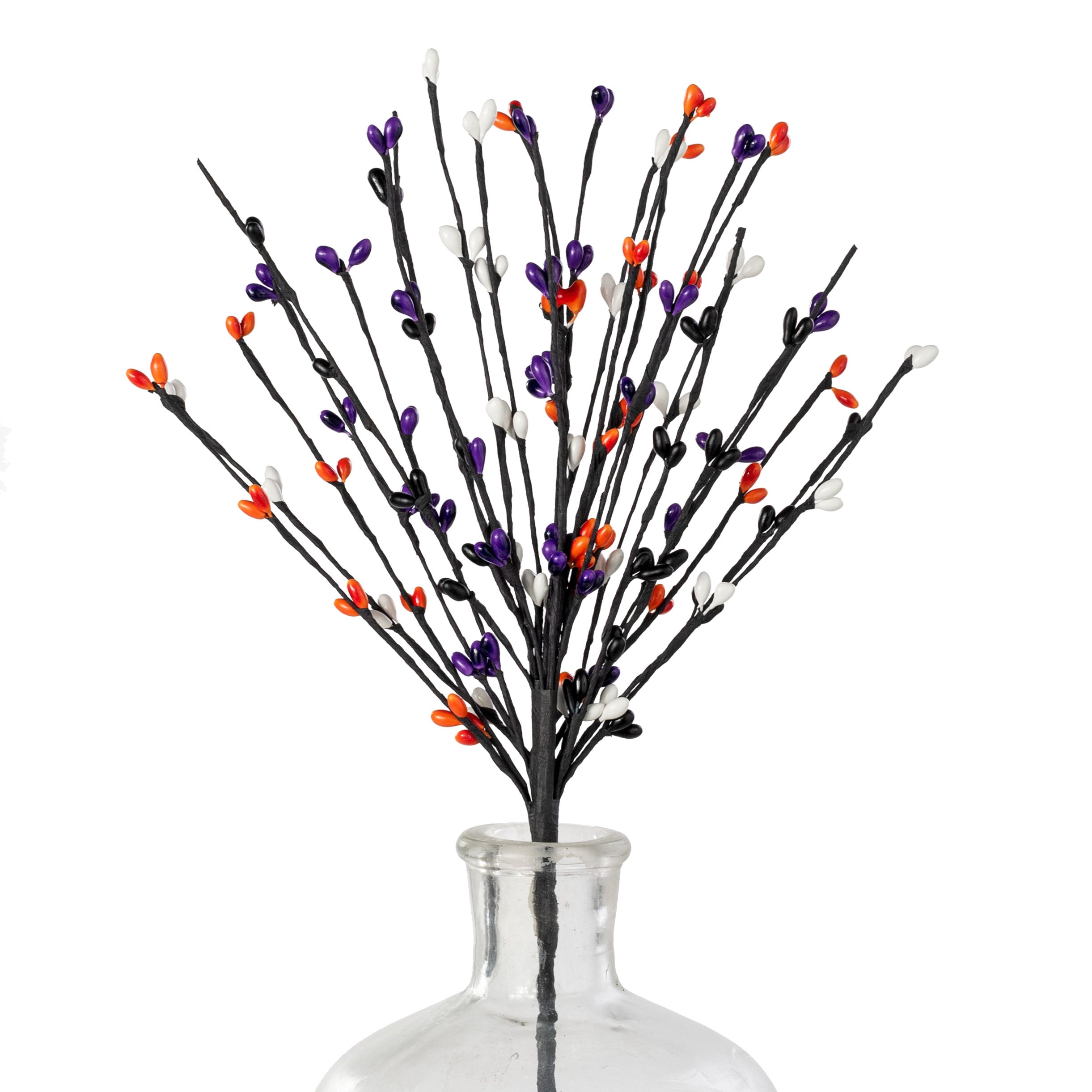 13" Pips & Twigs Pick: Purple, Orange, Black & White