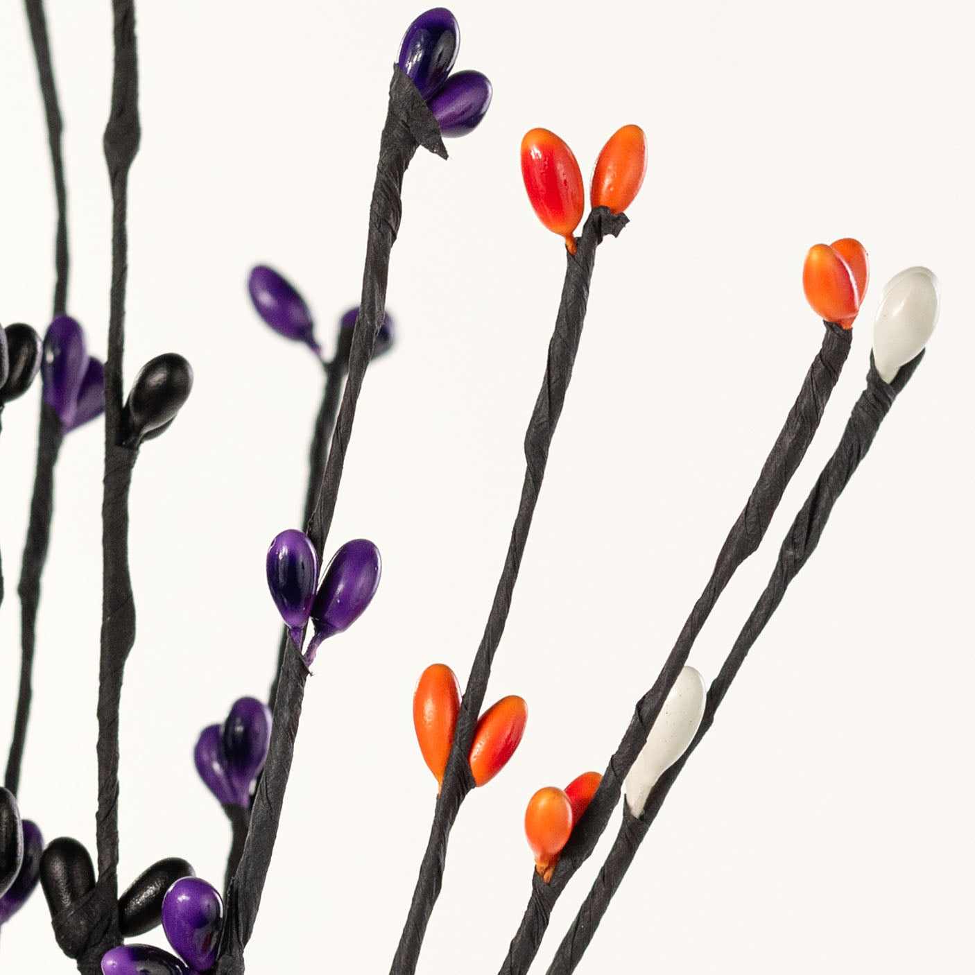 13" Pips & Twigs Pick: Purple, Orange, Black & White